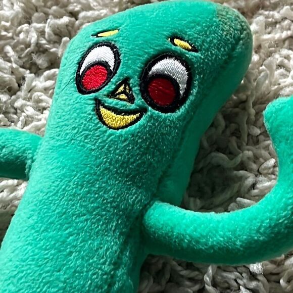 Vintage 2000 NANCO Gumby green Plush plushie Toy stuffed animal - Picture 4 of 5